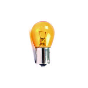 LAMPADA 1 POLO 12V 21W AMBAR (BASE METAL) = PY21W