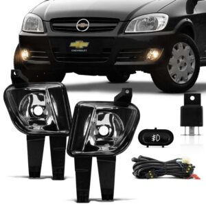 KIT FAROL MILHA CELTA/PRISMA 2007/2011 BOTAO ORIGINAL = KFM733 // D3P16C1N1 -- SÓ FAROIS