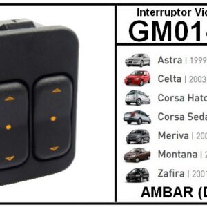 IVE BOTAO GM CELTA NOVO / CORSA AMBAR (DUPLO) = INT3012D