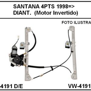 MVE VW SANTANA 4PTS 1998... D/D (VW43-4191D/D) // D1P1C1N6