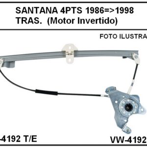 MVE VW SANTANA 4PTS 1986...1998 T/E (VW40-4192T/E) // D1P1C1N6