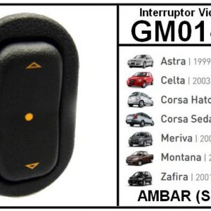 IVE BOTAO GM CELTA NOVO / CORSA AMBAR (SIMPLES) = INT3012S