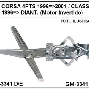 MVE GM CORSA 4PTS 1996...2001 / CLASSIC 1996... D/D (GM21-3341D/D) - SP3004DSM
