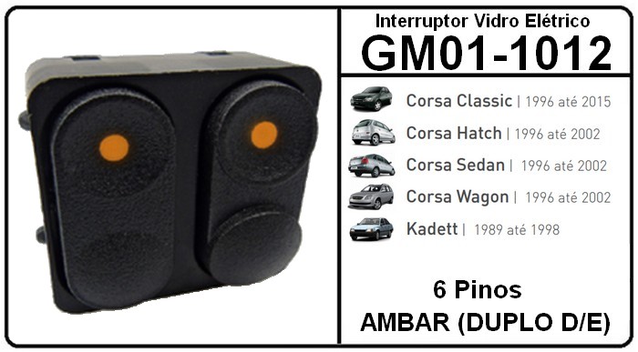 IVE GM CORSA / KADETT / AMBAR (DUPLO D/E) GM01-1012