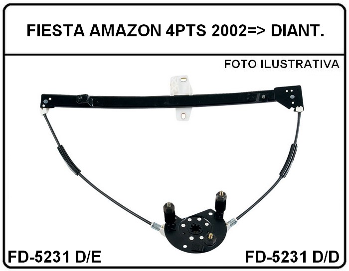 MVE FD FIESTA AMAZON 4PTS 2002... D/E (FD22-5231D/E) // D1P7C2N1 / D1P7C1N7