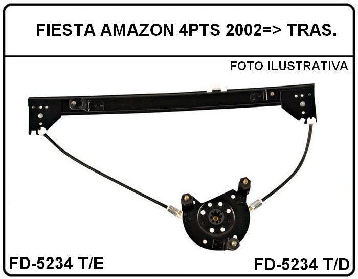 MVE FD FIESTA AMAZON 4PTS 2002... T/E (FD24-5234T/E) // D1P7C2N1