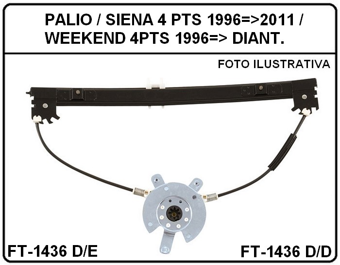 MVE FT PALIO / SIENA 4 PTS 1996...2011 / WEEKEND 4PTS 1996... R/DIR (FT04-1436D/D) - 70.080 // D1P6C1N4